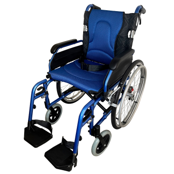 Invalidný vozík s brzdou pre sprievod